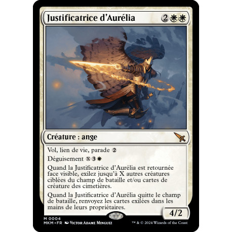 (Foil) Blanche - Justificatrice d'Aurélia (M) [MKM]
