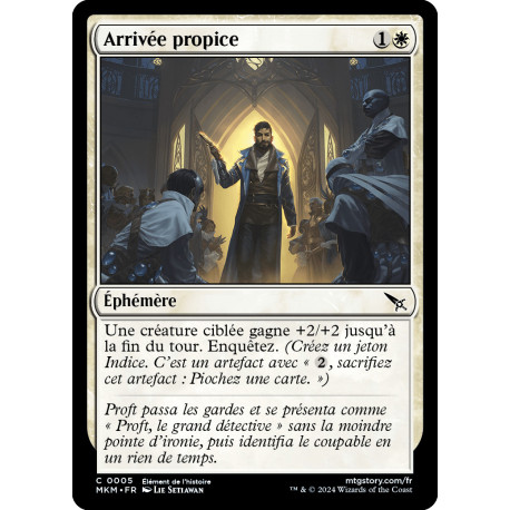 (Foil) Blanche - Arrivée propice (C) [MKM]
