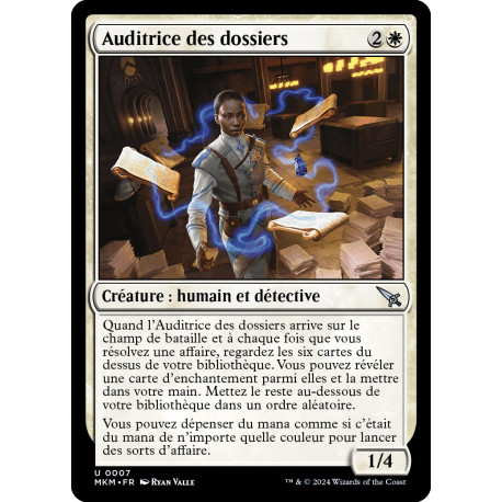 (Foil) Blanche - Auditrice des dossiers (U) [MKM]
