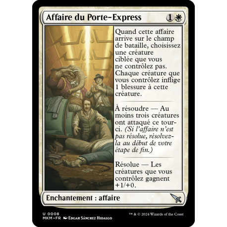 (Foil) Blanche - Affaire du Porte-Express (U) [MKM]