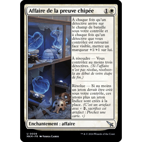 (Foil) Blanche - Affaire de la preuve chipée (U) [MKM]