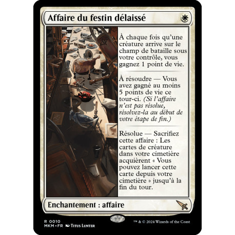 (Foil) Blanche - Affaire du festin délaissé (R) [MKM]