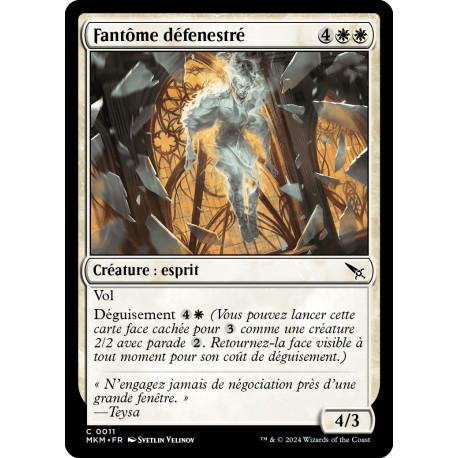 (Foil) Blanche - Fantôme défenestré (C) [MKM]