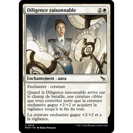 (Foil) Blanche - Diligence raisonnable (C) [MKM]