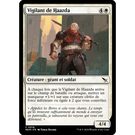 (Foil) Blanche - Vigilant de Haazda (C) [MKM]