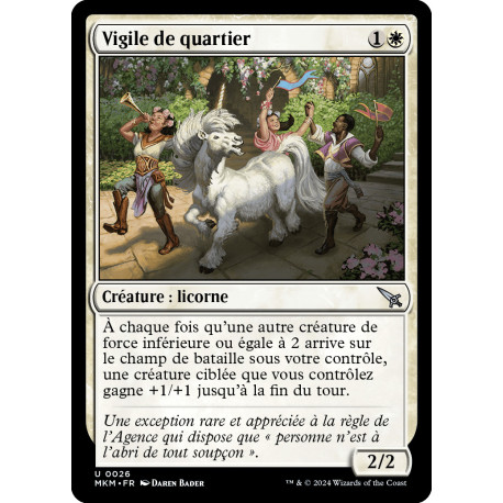 (Foil) Blanche - Vigile de quartier (U) [MKM]