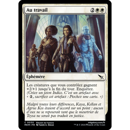 (Foil) Blanche - Au travail (C) [MKM]