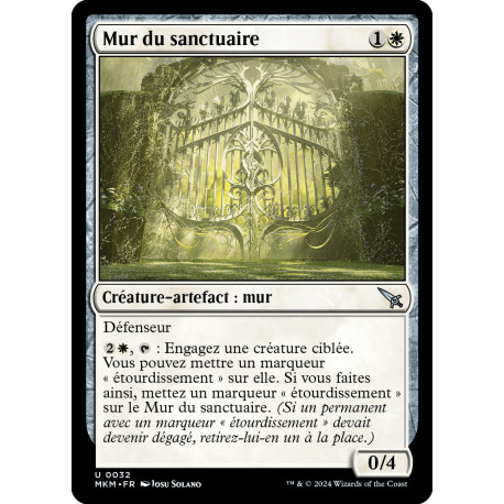 (Foil) Blanche - Mur du sanctuaire (U) [MKM]