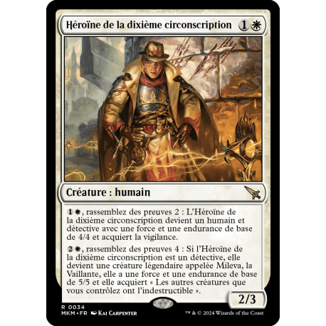 (Foil) Blanche - Héroïne de la dixième circonscription (R) [MKM]
