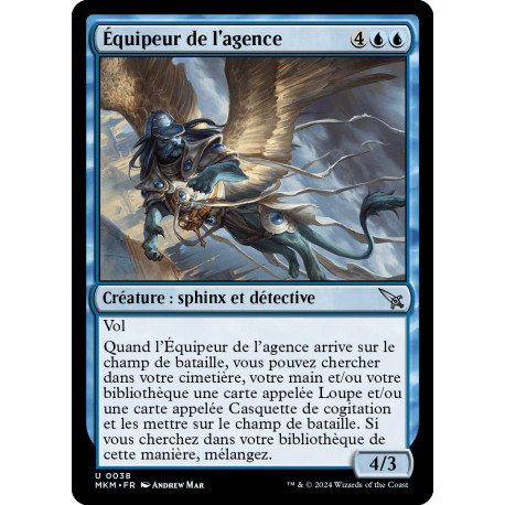 (Foil) Bleue - Équipeur de l'agence (U) [MKM]