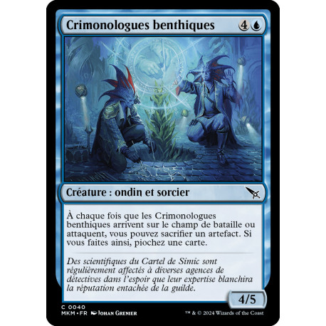 (Foil) Bleue - Crimonologues benthiques (C) [MKM]