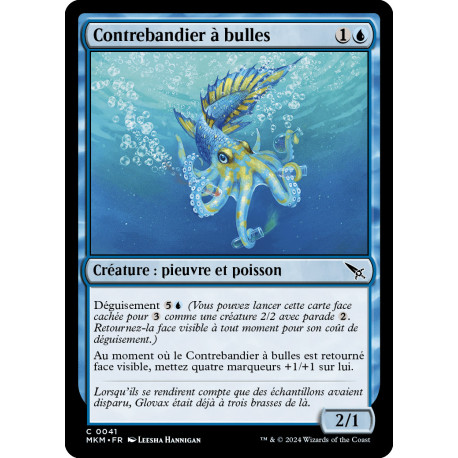 (Foil) Bleue - Contrebandier à bulles (C) [MKM]