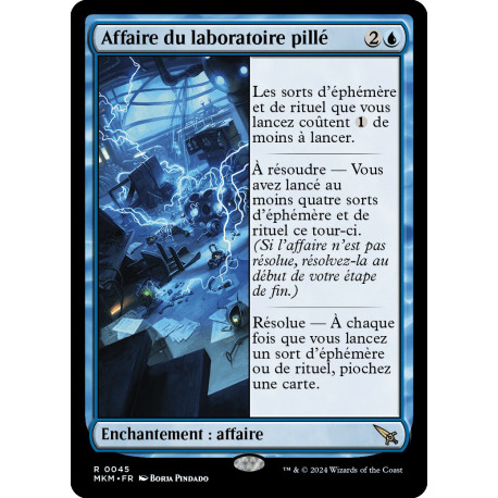 (Foil) Bleue - Affaire du laboratoire pillé (R) [MKM]