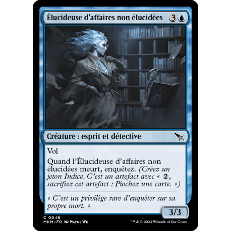 (Foil) Bleue - Élucideuse d'affaires non élucidées (C) [MKM]