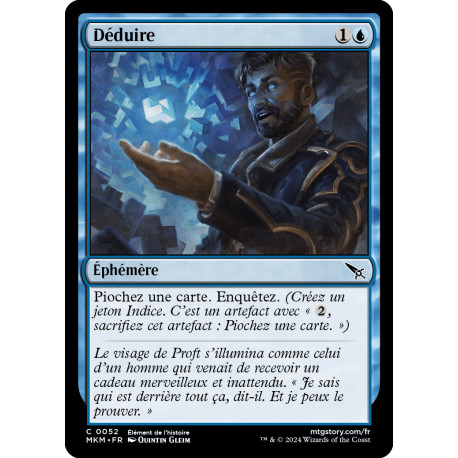 (Foil) Bleue - Déduire (C) [MKM]
