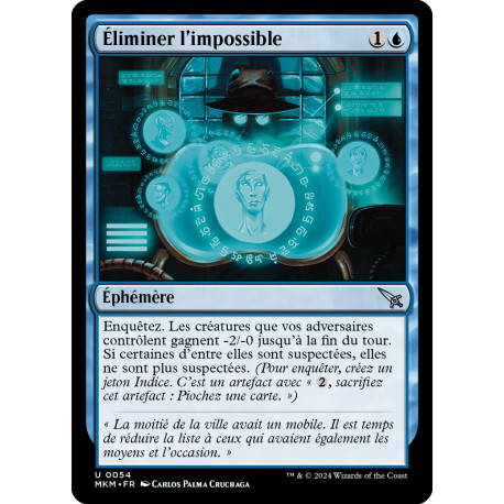 (Foil) Bleue - Éliminer l'impossible (U) [MKM]