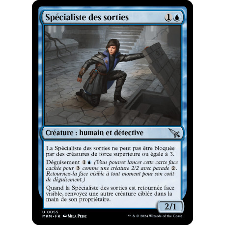 (Foil) Bleue - Spécialiste des sorties (U) [MKM]