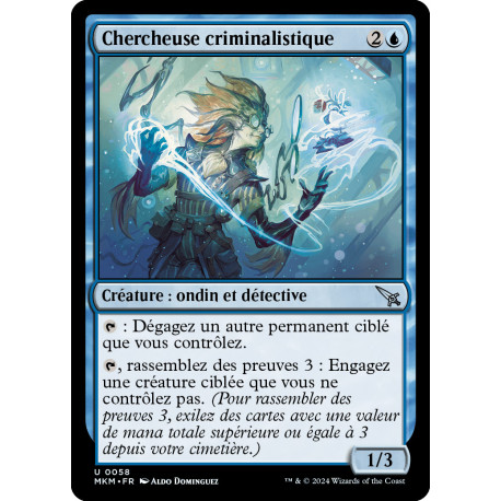 (Foil) Bleue - Chercheuse criminalistique (U) [MKM]