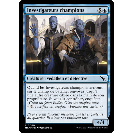 (Foil) Bleue - Investigateurs champions (C) [MKM]
