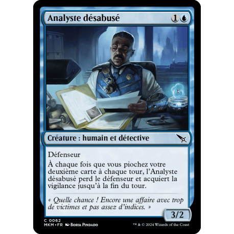(Foil) Bleue - Analyste désabusé (C) [MKM]