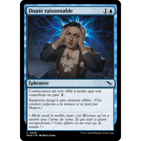 (Foil) Bleue - Doute raisonnable (C) [MKM]