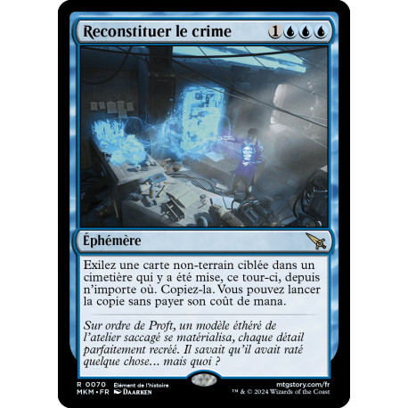 (Foil) Bleue - Reconstituer le crime (R) [MKM]