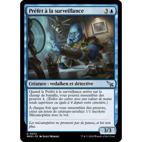 (Foil) Bleue - Préfet à la surveillance (U) [MKM]