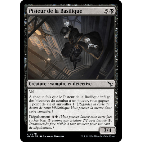 (Foil) Noire - Pisteur de la Basilique (C) [MKM]