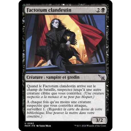 (Foil) Noire - Factotum clandestin (U) [MKM]