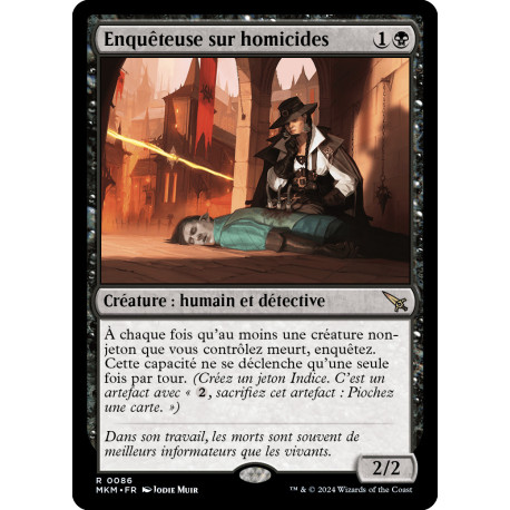 (Foil) Noire - Enquêteuse sur homicides (R) [MKM]