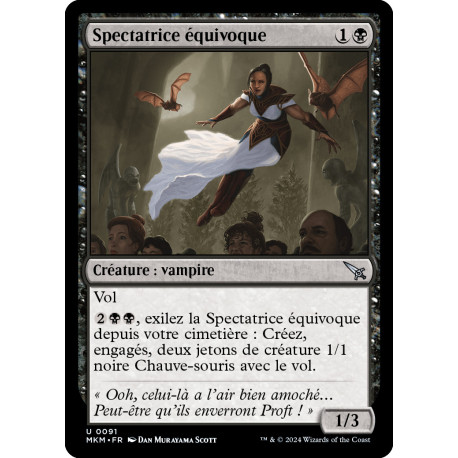 (Foil) Noire - Spectatrice équivoque (U) [MKM]