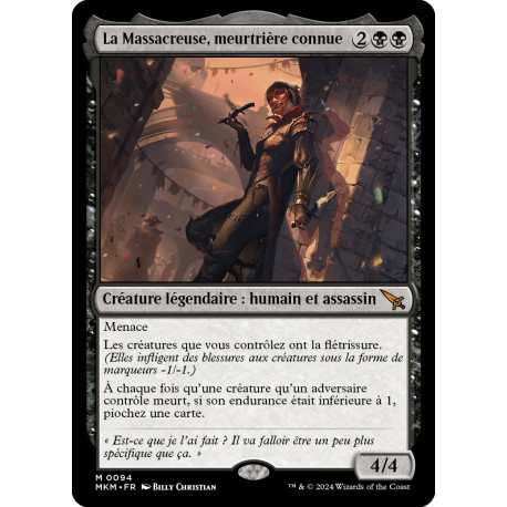 (Foil) Noire - La Massacreuse, meurtrière connue (M) [MKM]