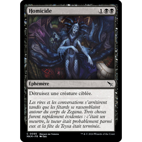(Foil) Noire - Homicide (C) [MKM]
