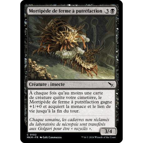 (Foil) Noire - Mortipède de ferme à putréfaction (C) [MKM]