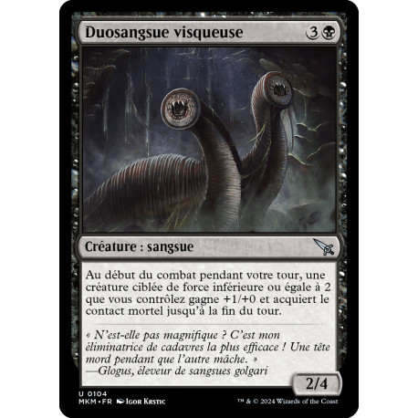 (Foil) Noire - Duosangsue visqueuse (U) [MKM]