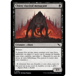 (Foil) Noire - Chien viscéral menaçant (C) [MKM]