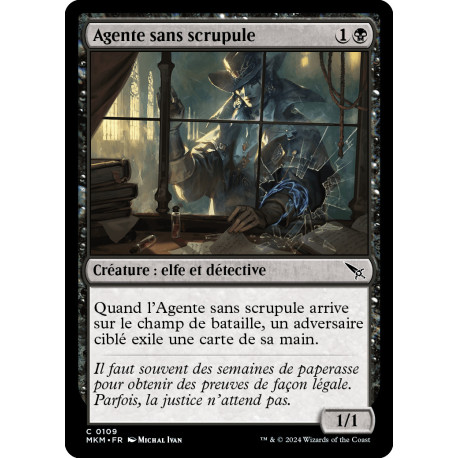 (Foil) Noire - Agente sans scrupule (C) [MKM]