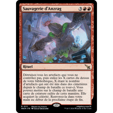 (Foil) Rouge - Sauvagerie d'Anzrag (R) [MKM]
