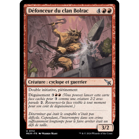 (Foil) Rouge - Défonceur du clan Bolrac (U) [MKM]