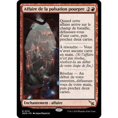 (Foil) Rouge - Affaire de la pulsation pourpre (R) [MKM]