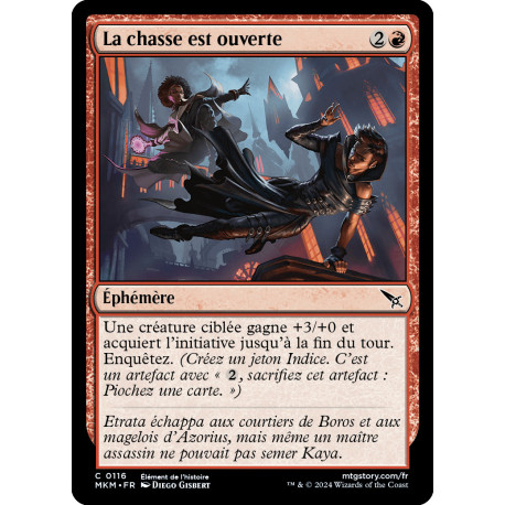 (Foil) Rouge - La chasse est ouverte (C) [MKM]