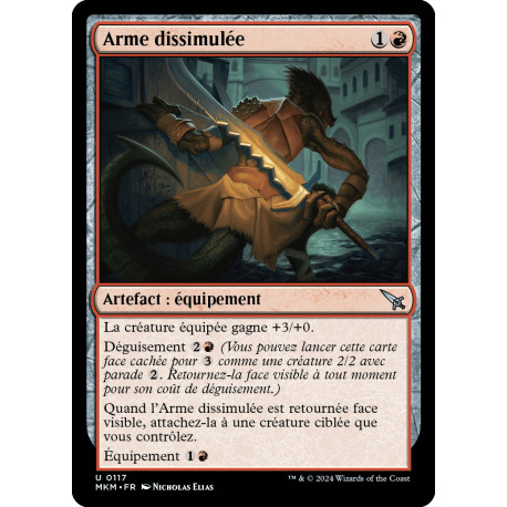 (Foil) Rouge - Arme dissimulée (U) [MKM]