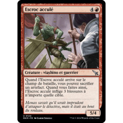 (Foil) Rouge - Escroc acculé (U) [MKM]