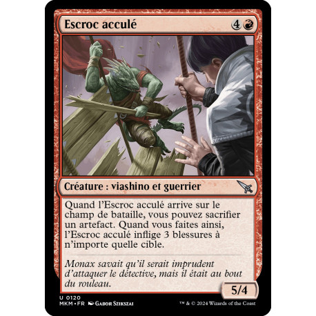 (Foil) Rouge - Escroc acculé (U) [MKM]