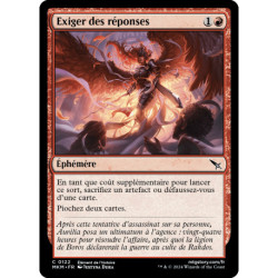 (Foil) Rouge - Exiger des réponses (C) [MKM]