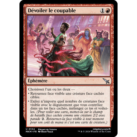 (Foil) Rouge - Dévoiler le coupable (U) [MKM]