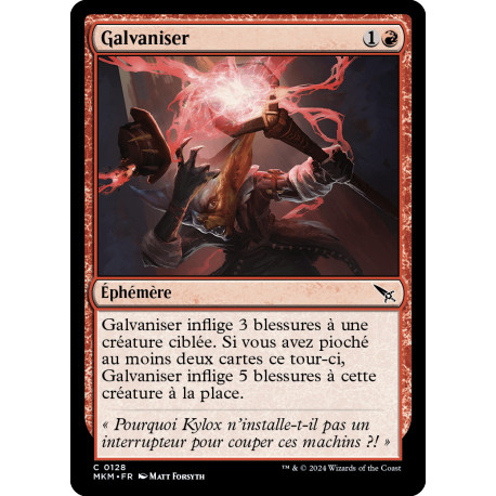 (Foil) Rouge - Galvaniser (C) [MKM]
