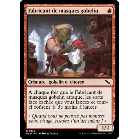 (Foil) Rouge - Fabricant de masques gobelin (C) [MKM]