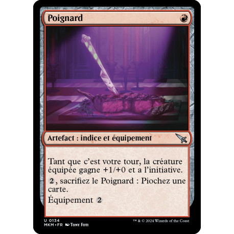 (Foil) Rouge - Poignard (U) [MKM]