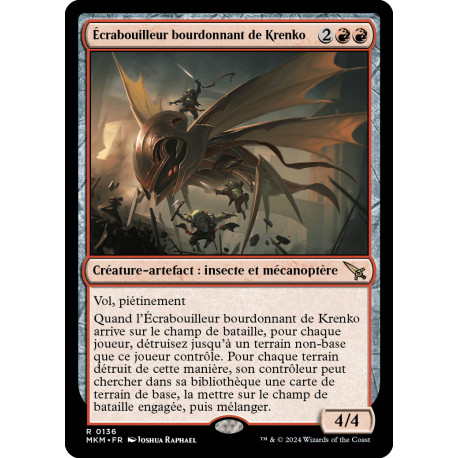 (Foil) Rouge - Écrabouilleur bourdonnant de Krenko (R) [MKM]